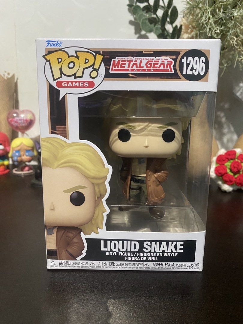Liquid Snake Metal Gear Solid Funko Pop! Games 1296 (Category: Figurines & Statues) located in Baguio. Submitted by swishbaker (Listing ID 1469673606, Image 1). Description: Feel free to message me for any inquiries.