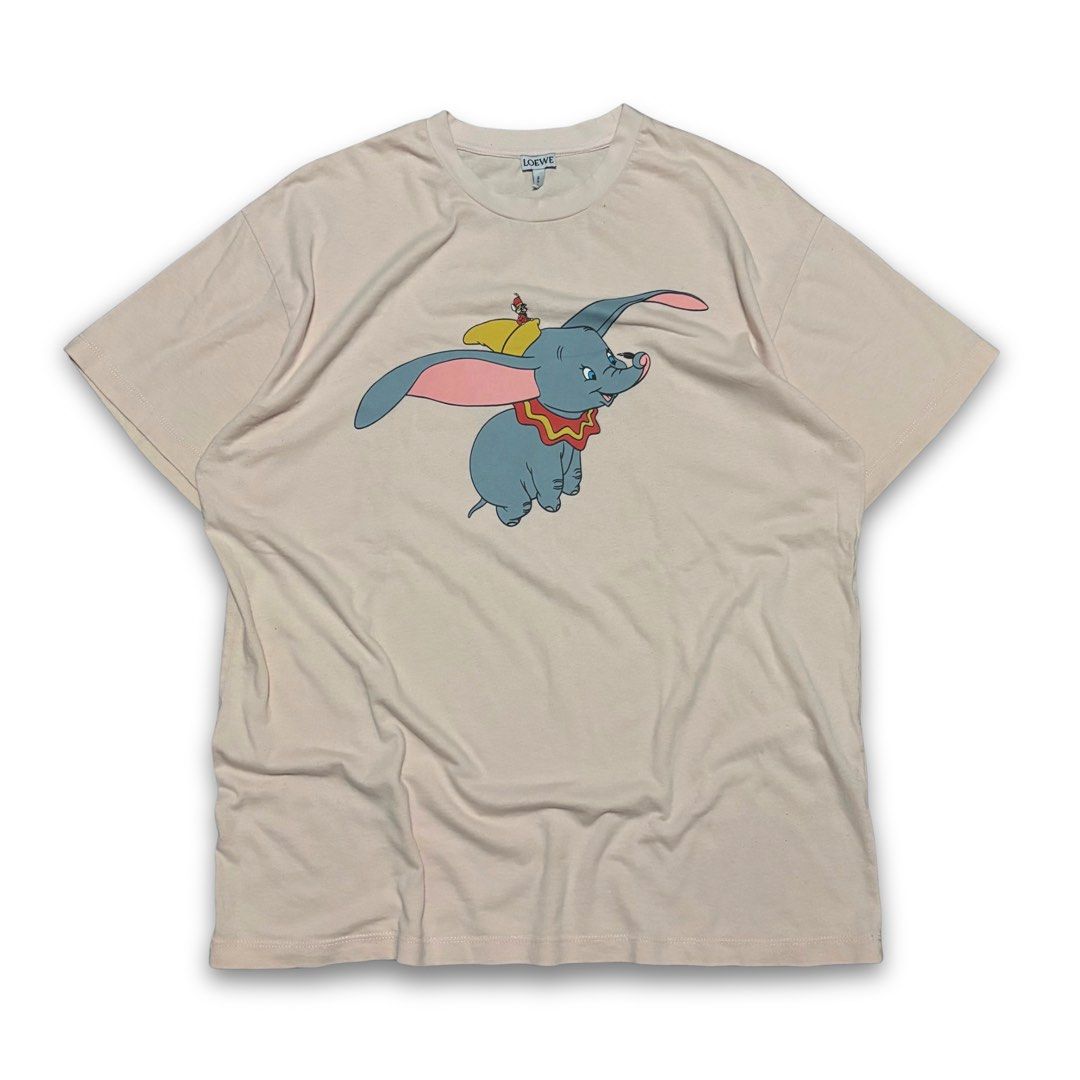 Loewe x Disney Dumbo (Category: Tshirts & Polo Shirts ) located in Quezon City. Submitted by thriftg00dies (Listing ID 1469595706, Image 1). Description: Dimes: 21.5x27 Fits: L Color rate: 9/10 Condition: 9/10 No Issue.