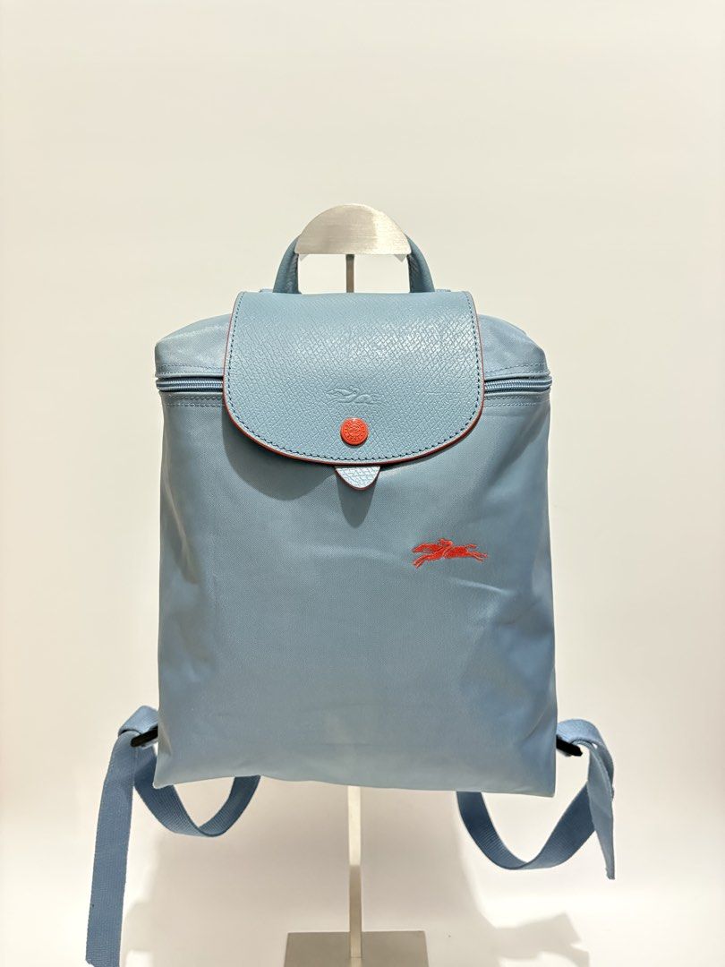 Authentic Longchamp Le Pliage Club Light Blue Backpack (Category: Backpacks) located in Subic. Submitted by dear.jeveaph (Listing ID 1469702730, Image 1). Description: Authentic Longchamp Le Pliage Backpack Minimal signs of use ₱ 2,000.00 READ BEFORE BUYING ‼️ All photos are posted. Please perform your own authentication beforehand. If in DOUBT, please do NOT buy. ‼️ Friendly reminder: This is a preloved bag. Please manage your expectations. If y