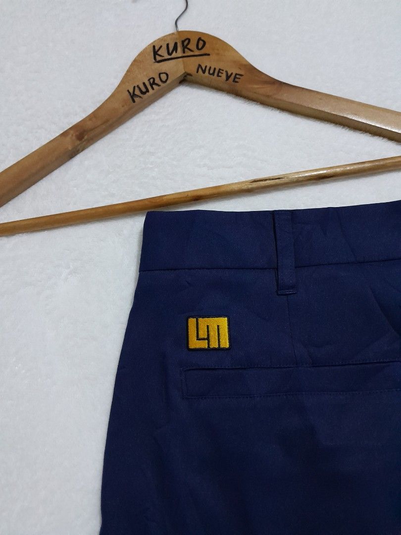 Loudmouth golf pants (Category: Trousers) located in Lucena. Submitted by kuronueve0909 (Listing ID 1469699391, Image 2). Description: Loudmouth Size: 34 Length: 42.5 Hem:12 Leg:7 Color: navyblue Price: ₱2,250 No issue ✅️ Ready to wear ✅️.
