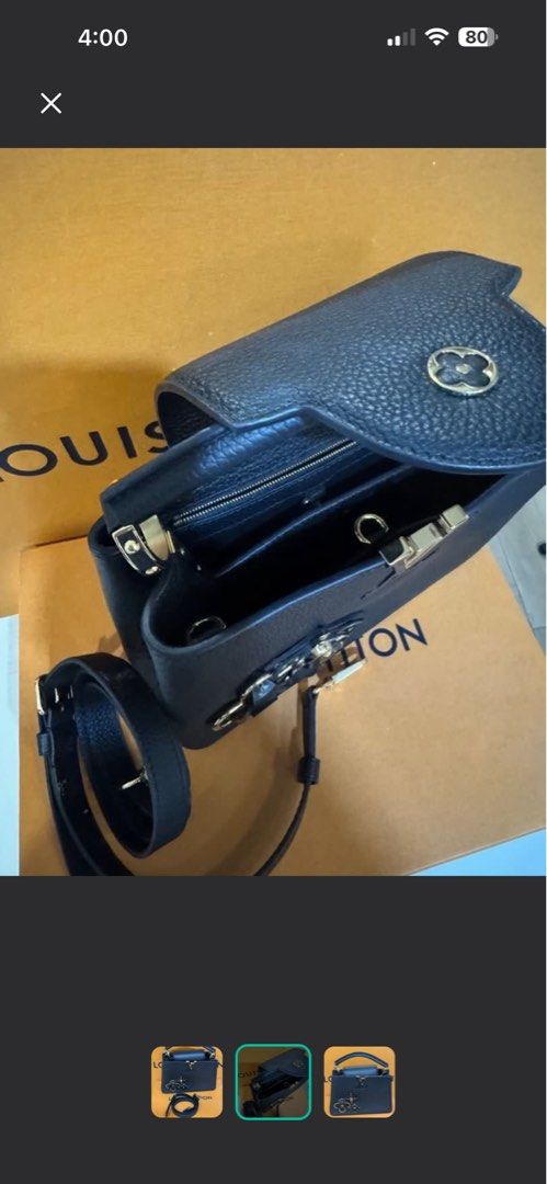 LOUIS VUITTON CAPUCINES BB BLACK LEATHER HANDBAG (Category: Luxury Bags & Wallets) located in Paranaque City. Submitted by bealim988 (Listing ID 1469635560, Image 2). Description: 🖤 FOR SALE: LOUIS VUITTON CAPUCINES BB BLACK LEATHER HANDBAG 🖤 ✨ GUARANTEED AUTHENTIC | LIMITED EDITION ✨ Own this elegant and timeless Louis Vuitton Capucines BB at a great price! Perfect for luxury handbag collectors and LV lovers. 👜 ▪️ Brand: Louis Vuitton ▪️ Mode