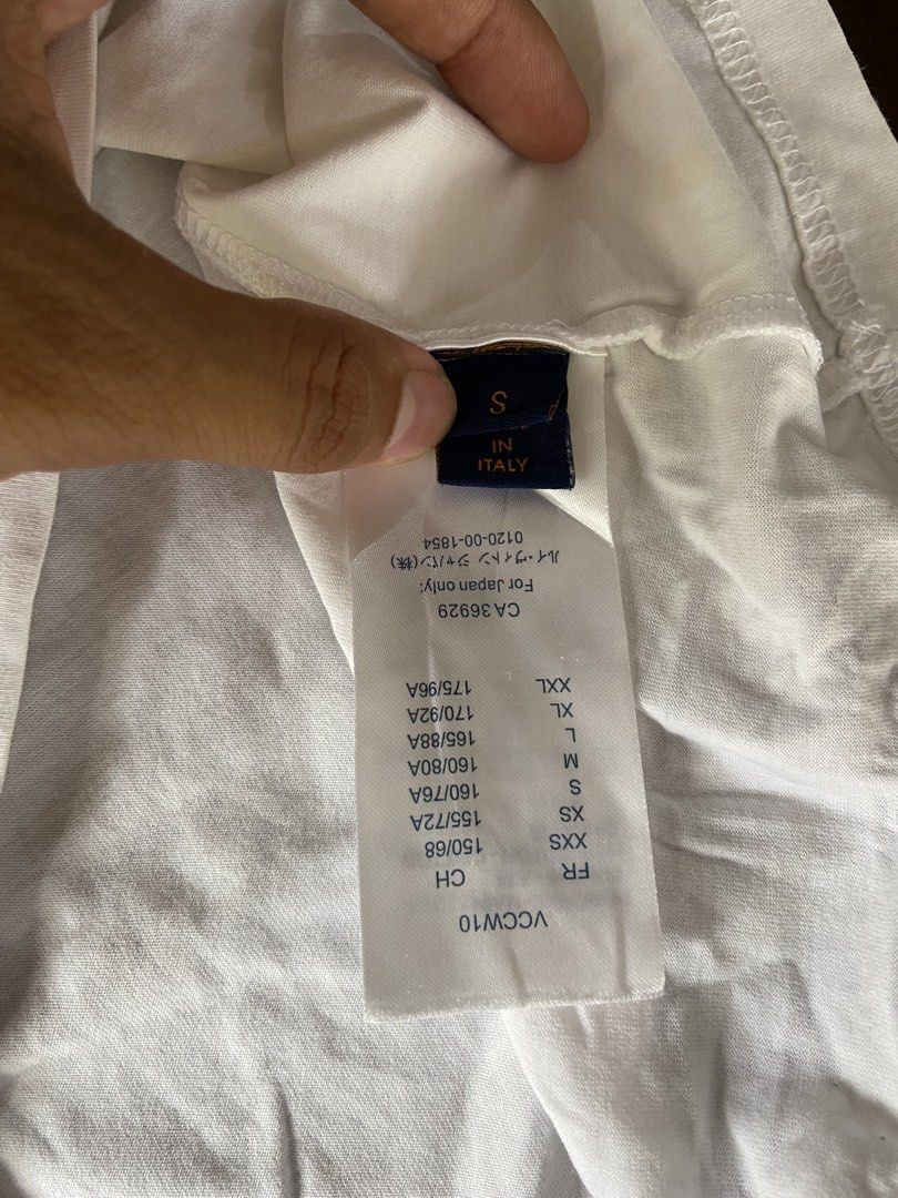 Louis Vuitton Rich Cow monogram tee (Category: Luxury Apparel) located in Panabo. Submitted by thrifty.red (Listing ID 1469625988, Image 3). Description: width:19 length:27 small to medium Excellent Condition need wash only.