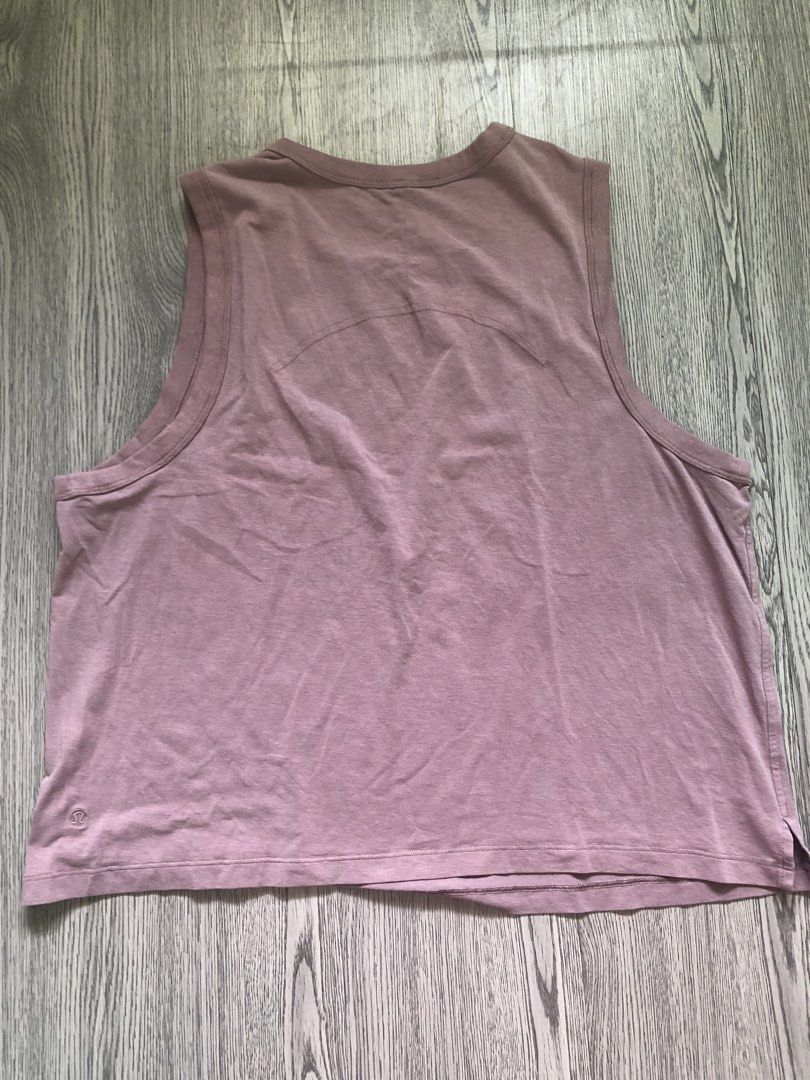 LULULEMON CLASSIC FIT COTTON TANK TOP (Category: Activewear) located in Santa Rosa. Submitted by eceldg05 (Listing ID 1469603518, Image 3). Description: LULULEMON CLASSIC FIT TANKTOP CUTTAG PIT TO PIT - 19 inches L:20.5 inches Mauve color Like new.