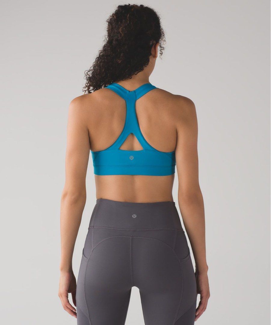 Lululemon Fast Lane Bra dot 10 (Category: Activewear) located in Rosales. Submitted by dariang22 (Listing ID 1469606082, Image 1). Description: - Brand: Lululemon - Style: Energy Bra (Bright Blue) - Design: Racerback with back cutout and reflective logo - Features: Soft, stretchy athletic fabric with removable padding - Fit: Supportive for workouts, runs, and gym sessions - Condition: Clean and ready to wear.
