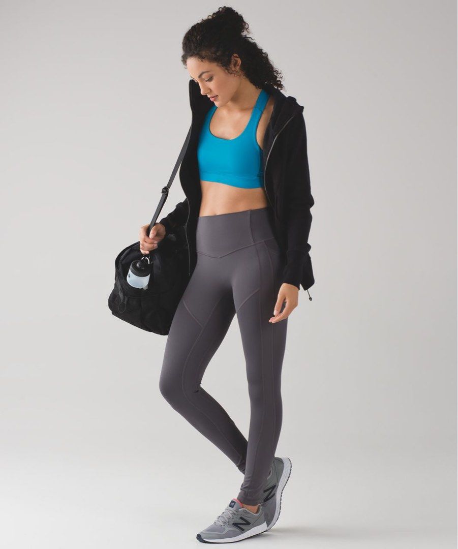 Lululemon Fast Lane Bra dot 10 (Category: Activewear) located in Rosales. Submitted by dariang22 (Listing ID 1469606082, Image 3). Description: - Brand: Lululemon - Style: Energy Bra (Bright Blue) - Design: Racerback with back cutout and reflective logo - Features: Soft, stretchy athletic fabric with removable padding - Fit: Supportive for workouts, runs, and gym sessions - Condition: Clean and ready to wear.