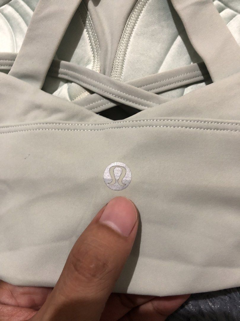 Lululemon Sports Bra (Category: Activewear) located in Manila. Submitted by raremountain00 (Listing ID 1469751211, Image 3). Description: Authentic Excellent condition Size Large Fit ( 6 ) Issue cut tag / need wash may minimal light stain.