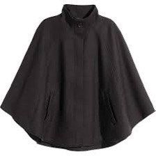 (M) H&M Black Textured Cape Coat (Category: Coats, Jackets and Outerwear) located in Quezon City. Submitted by shopgood_mnl (Listing ID 1469720180, Image 1). Description: .
