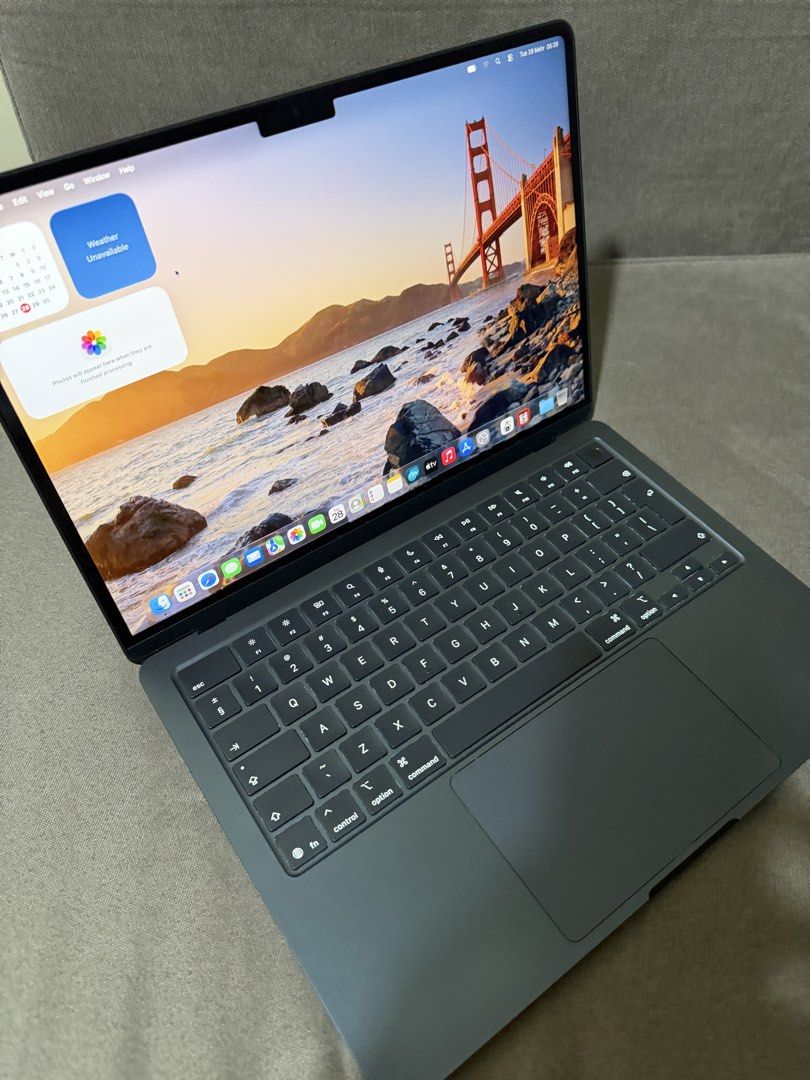 MacBook Air 2025 13inch - M4 Chip(Midnight) (Category: Laptops & Notebooks) located in Pasig City. Submitted by technobytes (Listing ID 1469651938, Image 2). Description: • 10‑core CPU, 8‑core GPU, and 16‑core Neural Engine • 16GB unified memory • 256GB SSD storage • Tahoe macOS • MDM Bypassed • Liquid Retina Display • Backlit Magic Keyboard with TouchID • With only 136 cycle count | 100% battery health • No Hidden Issue • It comes with charger.