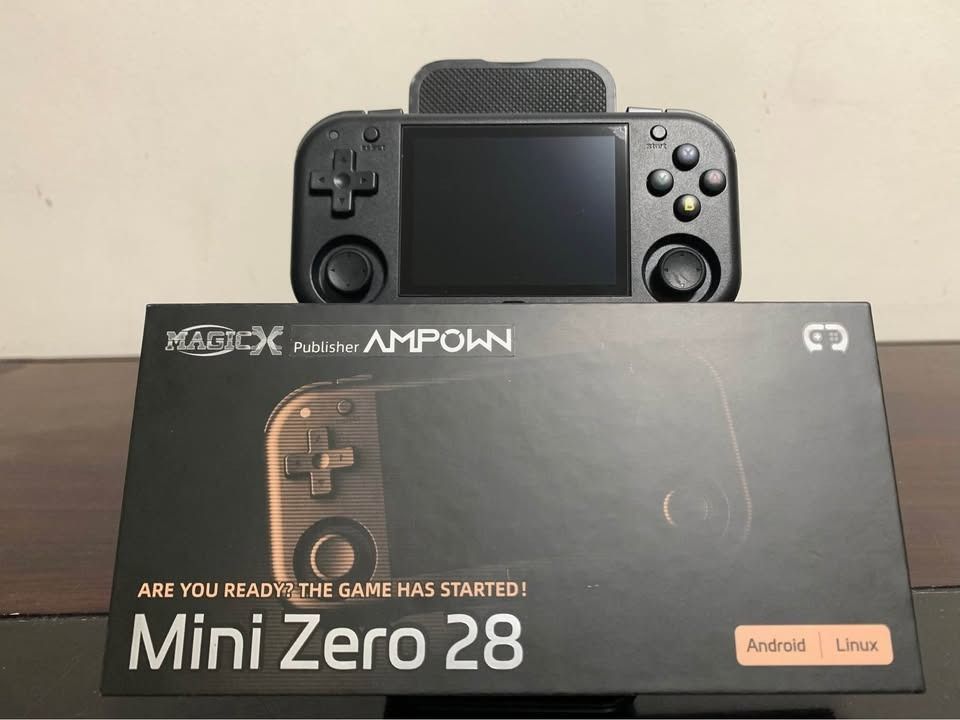 MagicX Mini Zero 28 (Category: Nintendo) located in Antipolo. Submitted by 8xxrxx8 (Listing ID 1469674629, Image 1). Description: Magicx Mini zero 28 . -complete accessories, no issues -screen protected, no scratches on screen or body like new condition -stock 64 gb sd card with games . Meetups: Around Antipolo Area or Lalamove if malayo MOP: Cash, Gotyme Bank.