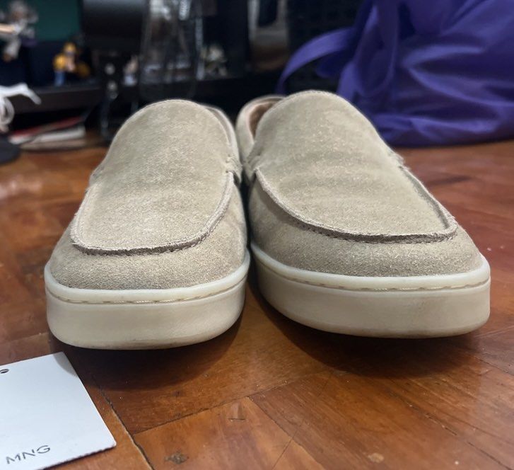 Mango Man Suede Loafers (Category: Casual Shoes) located in Quezon City. Submitted by 5000andbelow (Listing ID 1468978844, Image 3). Description: Mango Man Loafers US 8/41 EU Fits US 9 PHP 1700.