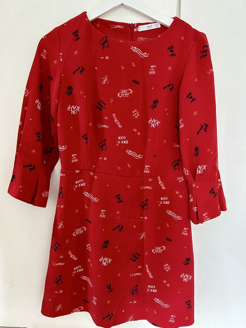 Mango red dress (Category: Dresses) located in Manila. Submitted by isabelle_1104 (Listing ID 1469643975, Image 1). Description: .
