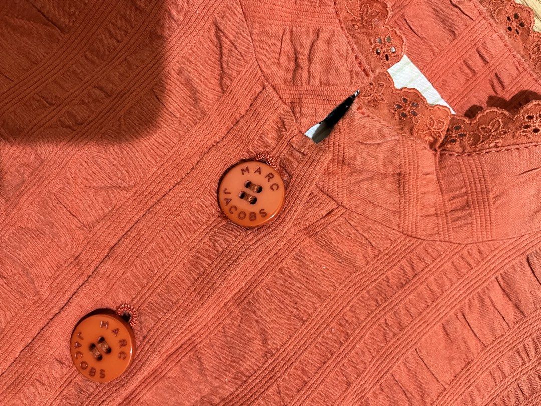 Marc Jacobs (Category: Luxury Apparel) located in Zamboanga. Submitted by alterramz08 (Listing ID 1469664524, Image 3). Description: Marc Jacobs Size 4 on tag Width 17 Length 20 Excellent Condition Price : 850 Pesos.