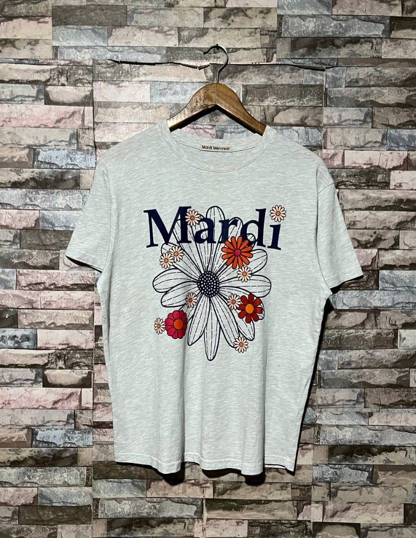MARDI MERCREDI SHIRT (Category: Luxury Apparel) located in Caloocan City. Submitted by wewearworn (Listing ID 1469600789, Image 1). Description: Medium Best Fit 20 x 26 Excellent No Issues 9.5/10 Color Rate.