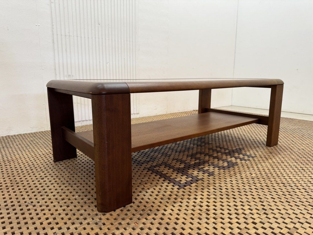 Maruni Center Table (Category: Tables & Sets) located in Quezon City. Submitted by matetdevis13 (Listing ID 1469576270, Image 3). Description: MARUNI Wooden Top Glass Center Table Price: 5,500 L46 x W22 x H16 In good condition Code JMD10-M20.