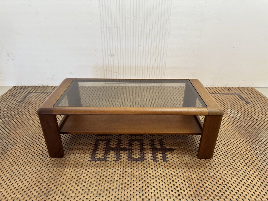 Maruni Center Table (Category: Tables & Sets) located in Quezon City. Submitted by matetdevis13 (Listing ID 1469576270, Image 2). Description: MARUNI Wooden Top Glass Center Table Price: 5,500 L46 x W22 x H16 In good condition Code JMD10-M20.