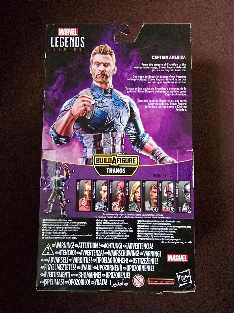 Marvel Legends Captain America Avengers Infinity War (Category: Action & Battle Toys) located in Quezon City. Submitted by septennial (Listing ID 1469716611, Image 2). Description: Marvel Legends Captain America Avengers Infinity War Item is MISB. Item location is QC, near SM North..