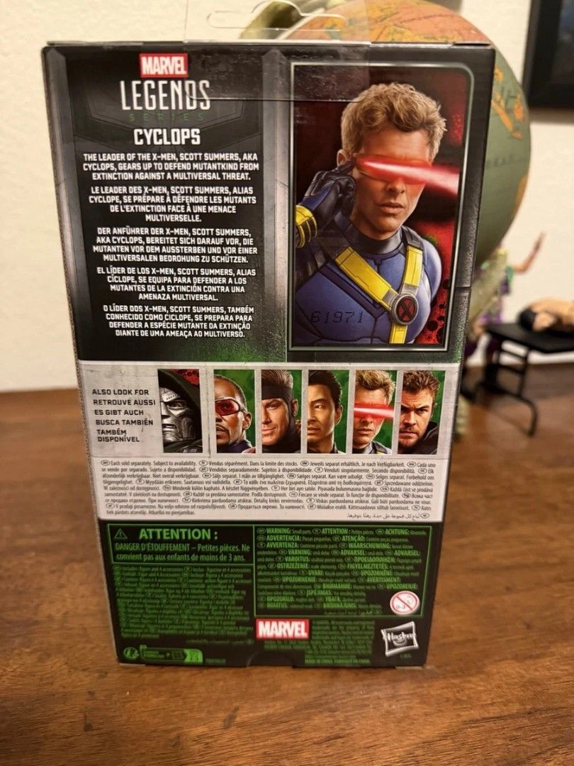 Marvel Legends Cyclops: Avengers Doomsday (Category: Figurines & Statues) located in Pasig City. Submitted by earlmolina01 (Listing ID 1469729713, Image 2). Description: MISB Stock Ready Note: Wala po akong Maya Wallet, GCash or any form of eWallet except for BPI/BPI Vybe. Please request for any form of Legitimacy before dealing. Payment 1st policy Shipping via Lalamove/Grab Express Outside Metro Manila: LBC, JRS, JnT & GogoExpress.