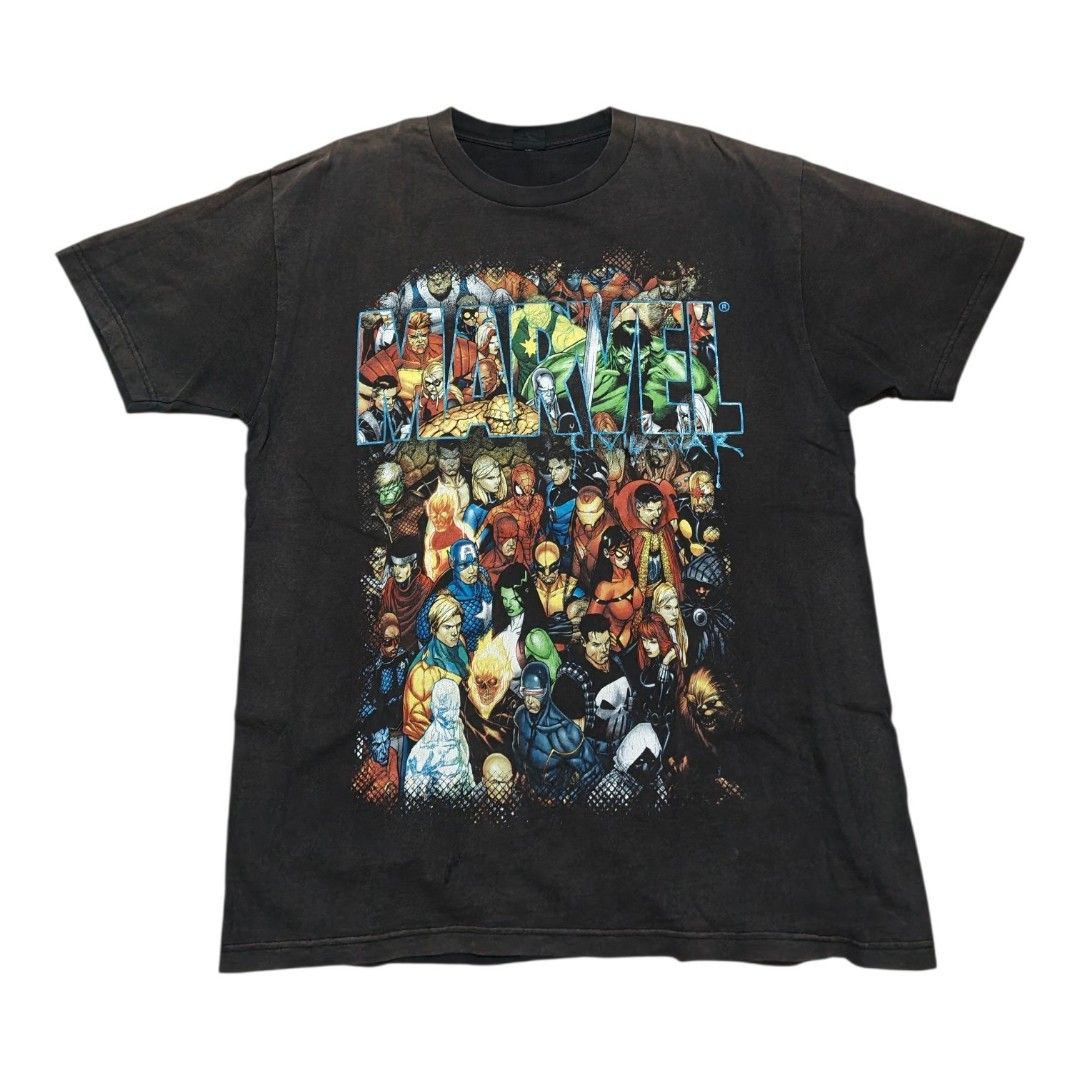 Marvel Mad Engine Civil War (Category: Tshirts & Polo Shirts ) located in Manila. Submitted by sigma.vtg (Listing ID 1469677427, Image 1). Description: Uneven fade, pinhole, loose stitching, graphic fade 999 + sf.