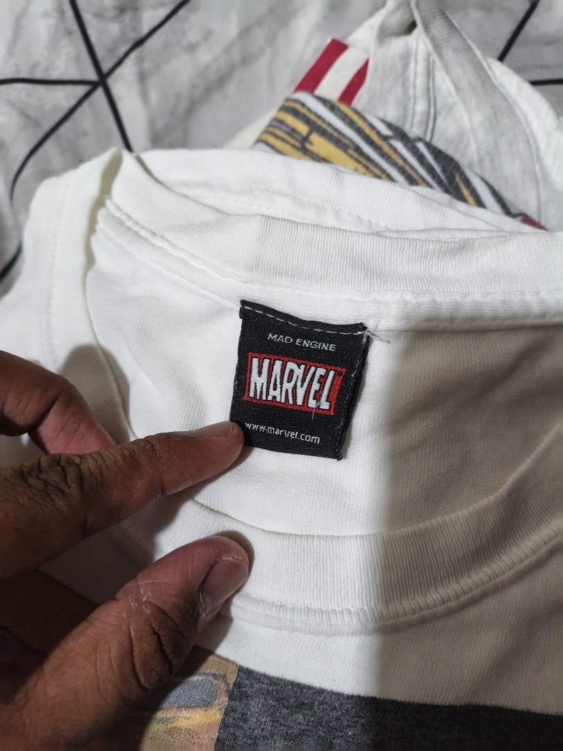 Marvel Mad Engine Shirt (Category: Tshirts & Polo Shirts ) located in Manila. Submitted by sigma.vtg (Listing ID 1469676993, Image 2). Description: Hairline, Graphic fade 699 + sf.