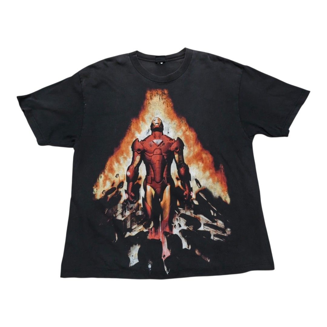 Marvel Mad Engine Volcan Ironman (Category: Tshirts & Polo Shirts ) located in Manila. Submitted by sigma.vtg (Listing ID 1469664843, Image 1). Description: Good fade, hairline cracks, bleach stains, repaired holes 1499 + sf 23 x 28.
