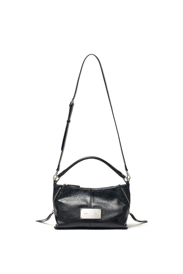 Matin Kim Side Zipper Two Way Bag (Black) (Category: Shoulder Bags) located in Bulacan. Submitted by d3clutters (Listing ID 1469727288, Image 3). Description: - SRP: 138000 KRW / ~6.6k php - like new, still kept the bag tags - bought it from korea, and used not more than 5 times rfs: will buy a bigger one dm for actual photos/condition.