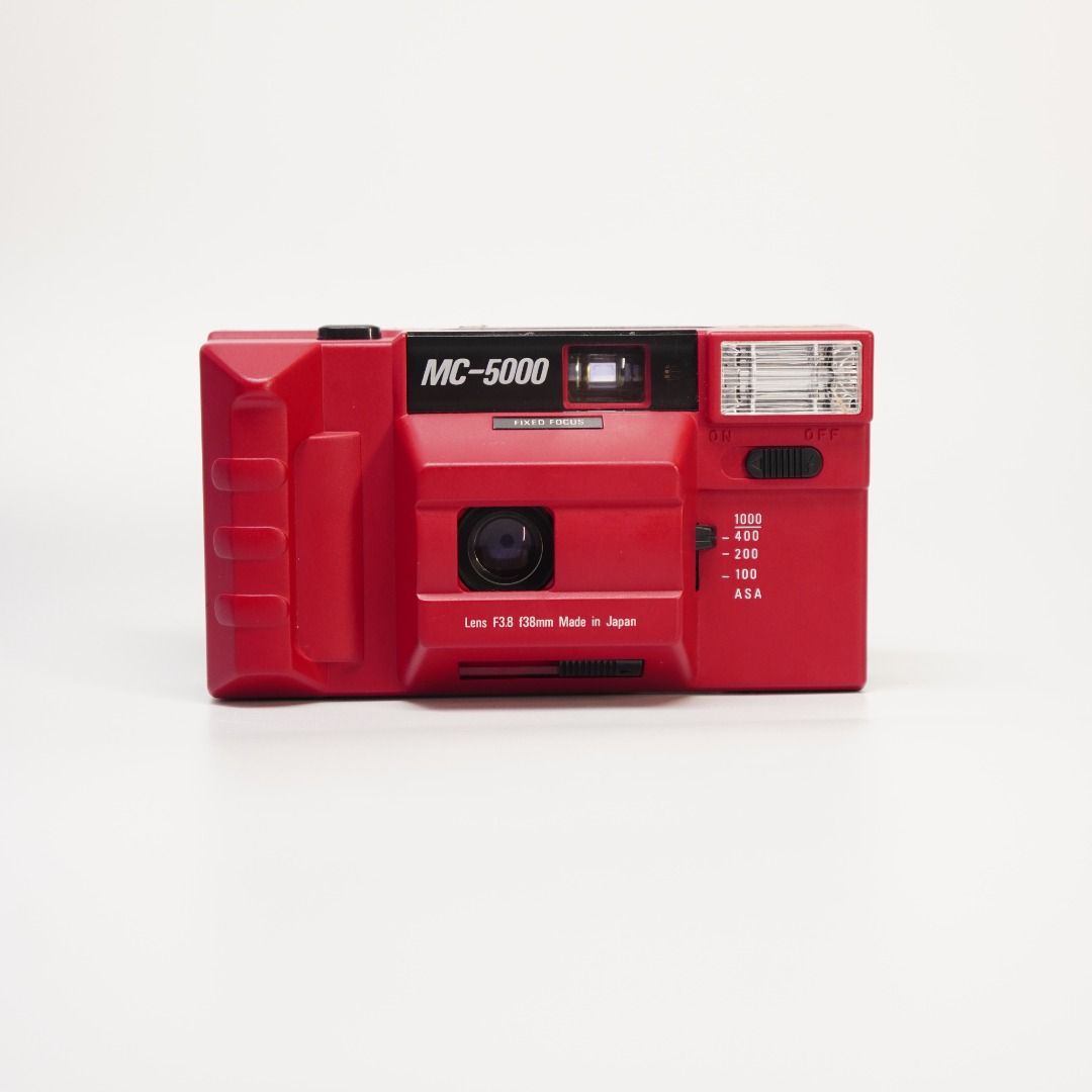 MC-5000 ❤️ | 35MM FILM CAMERA (Category: Cameras) located in Las Pinas. Submitted by retrocameraph (Listing ID 1469714919, Image 1). Description: MC-5000 ❤️ | 35MM FILM CAMERA A little red camera with a whole lot of retro character! 📸❤️ The MC-5000 brings that classic vintage camera experience with its bold red body, simple fixed-focus design, and sliding lens cover. Just load your favorite 35mm film, take it along on your next adventure, and st