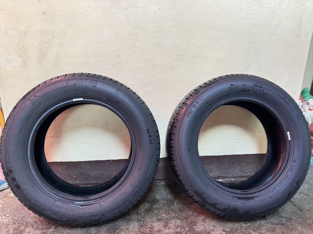 MICHELIN TIRES Energy XM2+ (2pcs) (Category: Mags and Tires) located in San Ildefonso. Submitted by lifeoftine (Listing ID 1469585499, Image 1). Description: ‼️‼️‼️FOR SALE ‼️‼️‼️ Michelin Tires Energy XM2+ • SIZE: 175/65/14 • 2 pieces (2,000 each only) • Purchased last August 2026 • Used for 1 1/2 month only • 95-98% thread life • NO ISSUE. Ready to install ✅ • Manufactured/Production date: 2026 📆 RFS: Nagpalit ng mags..