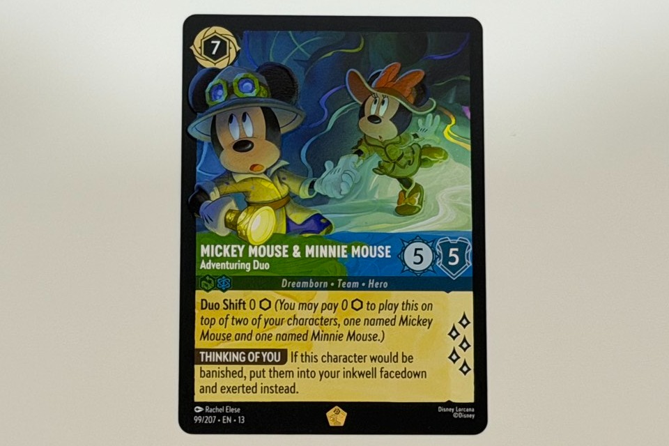 Mickey & Minnie, Adventuring Duo 99/207 Legendary, Toys & Collectibles ...