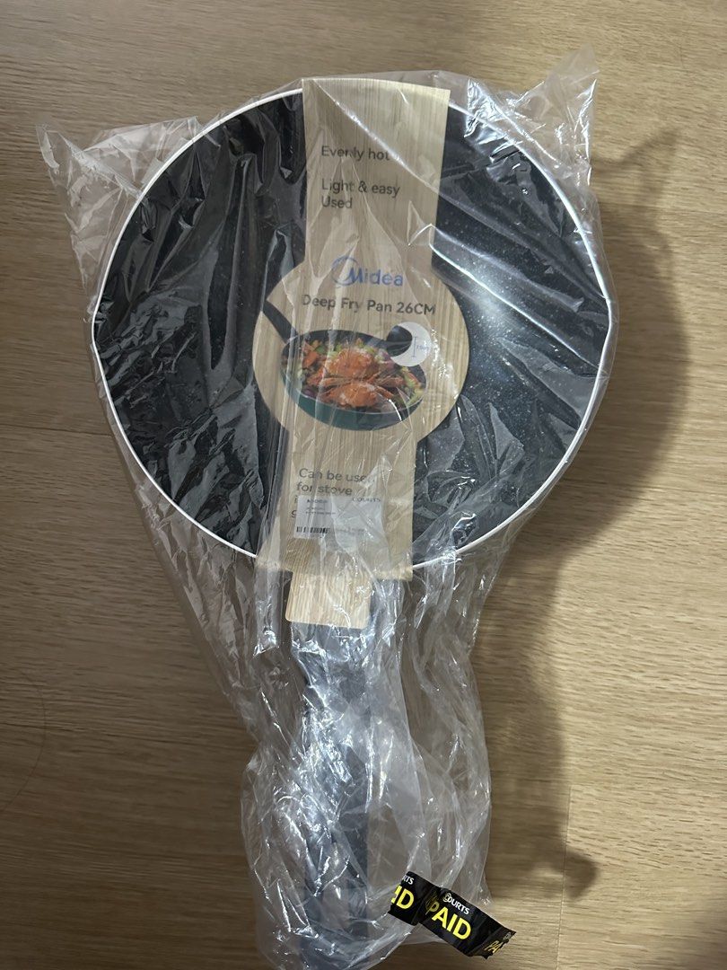 Deep Frying Instruments Midea Deep Fry Pan 26CM, Furniture & Home Living, Kitchenware ...