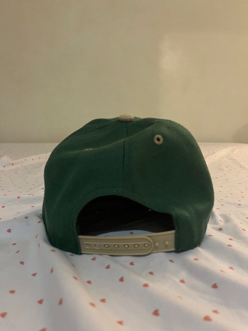 Milwaukee Bucks Embroidered Cap (MAX HeadGear) (Category: Caps & Hats) located in Santa Rosa. Submitted by raimonendai (Listing ID 1469731809, Image 3). Description: - Negotiable - Color: Dark green crown with beige brim and top button - Closure: Adjustable plastic snapback - One size fits all - Bought in Chicago 📍Meetup Sta. Rosa Laguna or Manila .