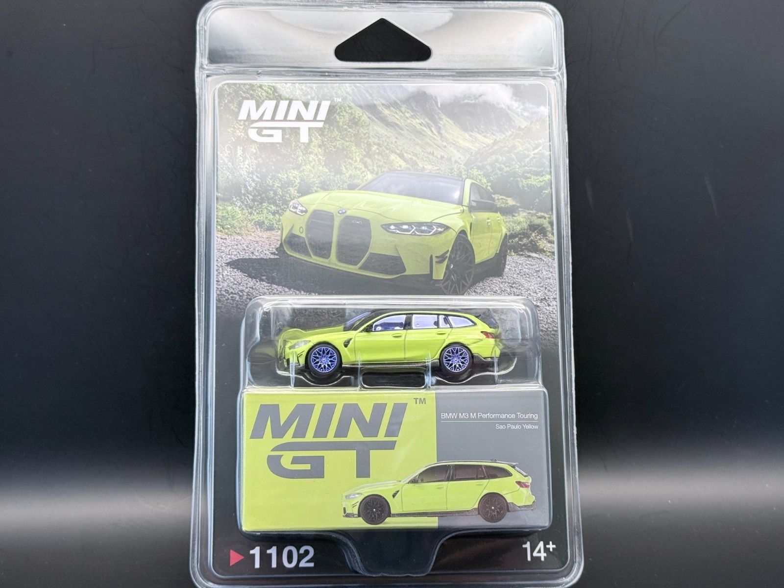 Mini GT BMW M3 M Performance Touring – Sao Paulo Yellow #1102 1/64 ...