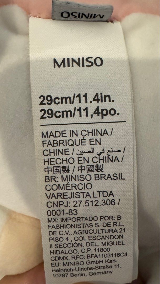 MINISO Pink Hamster Plush Toy (Category: Plushies & Soft Toys) located in Manila. Submitted by vdoozy (Listing ID 1469648532, Image 2). Description: Miniso Pink hamster plush toy Size: 29cm / 11.4 inches long Location: Katipunan, Quezon City.