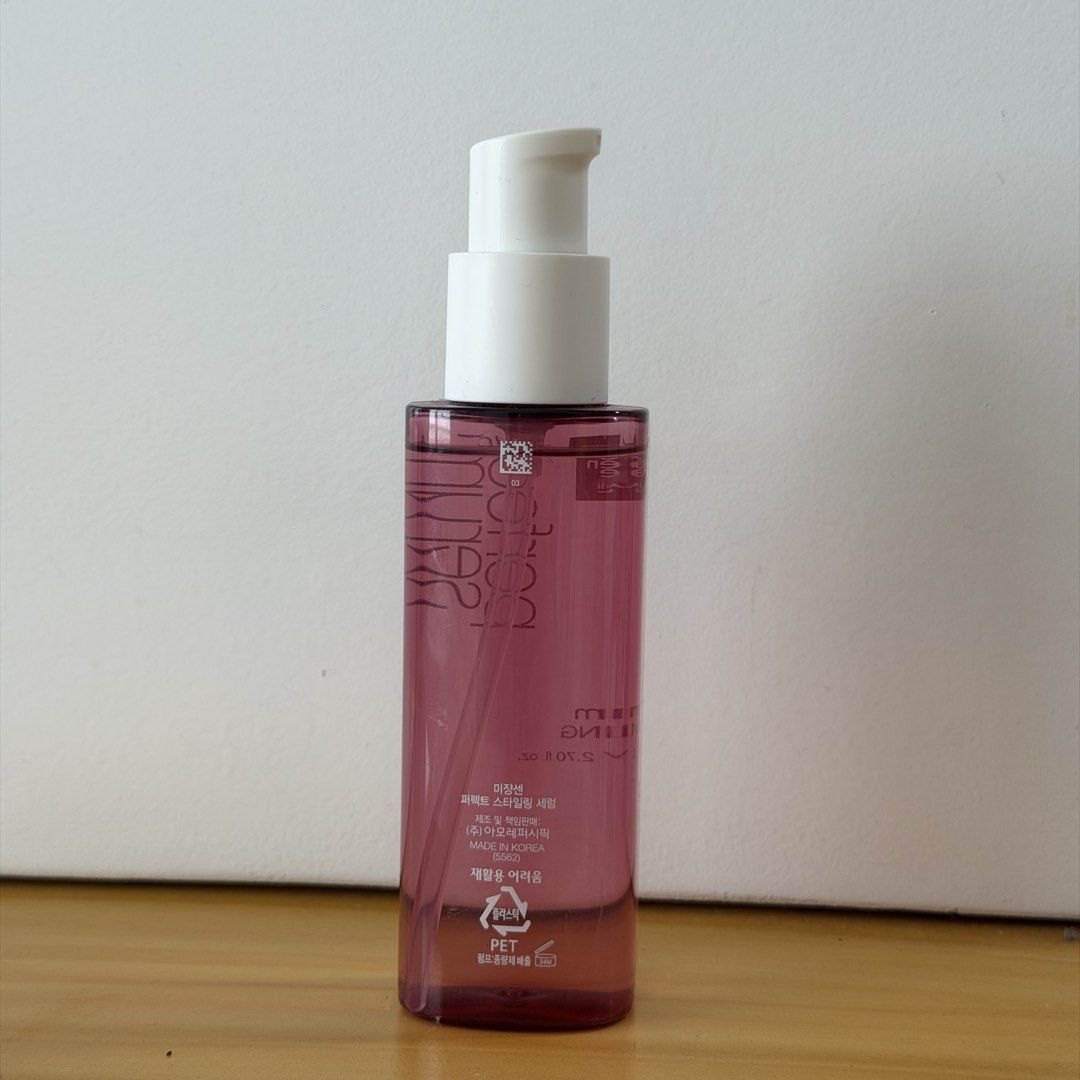 Mise en scene perfect serum styling serum (Category: Hair) located in Quezon City. Submitted by s.haaa (Listing ID 1469636220, Image 2). Description: almost bnew used once rfs: declutterring issue: no cap natapon na yata:(.