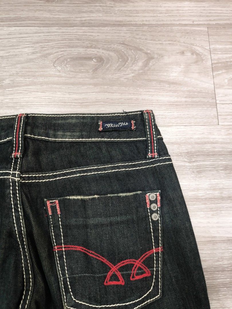 Miss Me Boot Cut Jeans (Japan Release) (Category: Jeans) located in Davao. Submitted by payperstealthriftdvo (Listing ID 1469673886, Image 3). Description: Miss Me JP4502 Boot Cut Denim Pants (Japan Release) Dimes: 28-29W x 36L Hem: 8.5 Thigh: 9.5 Excellent Condition No Issue PM 📩📩📩.