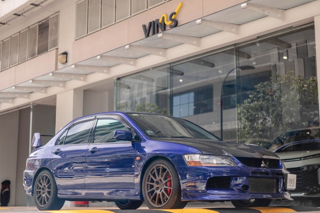 Mitsubishi Evolution 9 MR RS (COE till 02/2027) Auto (Category: Used Cars) located in Singapore. Submitted by vinsautogroup (Listing ID 1469632968, Image 1). Description: Consignment Unit Vehicle Features: 2.0l MIVEC turbo charged DOHC engine, four wheel drive, 6 speed manual. Rare MR RS unit. Why Vin's Automotive Group? ✅ 100% loan available ✅ Competitive interest rates ✅ Flexible financing options available for all credit profiles ✅ High trade-