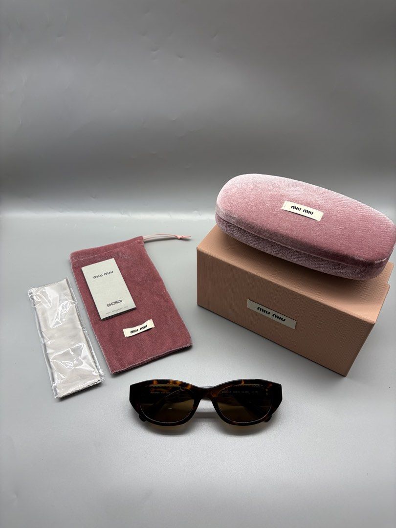 MiuMiu SMUA03S Sunglasses (Tortoiseshell) (Category: Sunglasses & Eyewear) located in Bacoor. Submitted by thegentleluxe (Listing ID 1469639767, Image 1). Description: MiuMiu SMUA03S Sunglasses (Tortoiseshell) Complete with Inclusions Paper Bag, Box, Soft Case, Cloth, Pouch, Booklet, Dummy Authenticity Card Pre-Order/On Hand 3795php only! (Shipping fee excluded) Follow our Page FB: Eye Dripz IG: eye_dripzph .