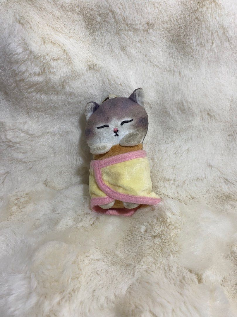 Mofusand in blanket plush charm (Category: Plushies & Soft Toys) located in Kalibo. Submitted by ollie_stuffshop (Listing ID 1469690706, Image 1). Description: FREEBIE FOR ANY MOFUSAND PURCHASES Before you send your inquiries: ❗️Last Price is already posted ❗️Manage your expectations, WYSIWYG ❗️May need washing ❗️Dropoff is every Wednesday & Sunday.