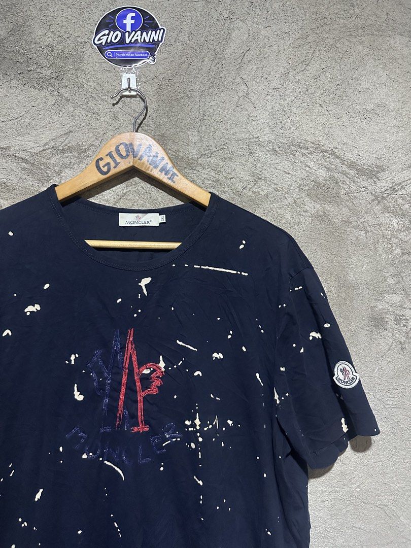 Moncler paint splatter design (Category: Tshirts & Polo Shirts ) located in Ozamiz City. Submitted by quick_done_deals (Listing ID 1469739328, Image 3). Description: 🛒 ** Moncler paint splatter design ** 💯 Excellent Condition 📐 Dimes: L29.5xW23.5 (L) 🔍 Issue: None 🎨 Color Rate: 9.5 / 10.