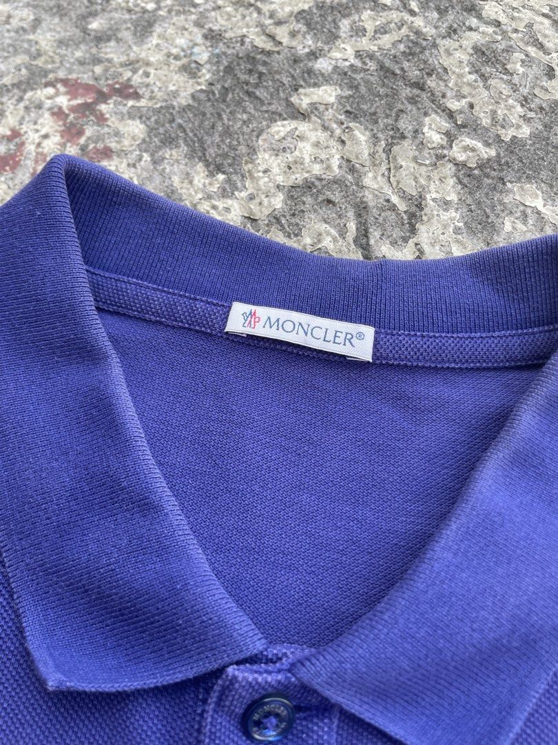 Moncler Triple patch logo polo shirt (Category: Luxury Apparel) located in Alegria. Submitted by deniseeee.21 (Listing ID 1469605870, Image 3). Description: used condition Size xl authentic .