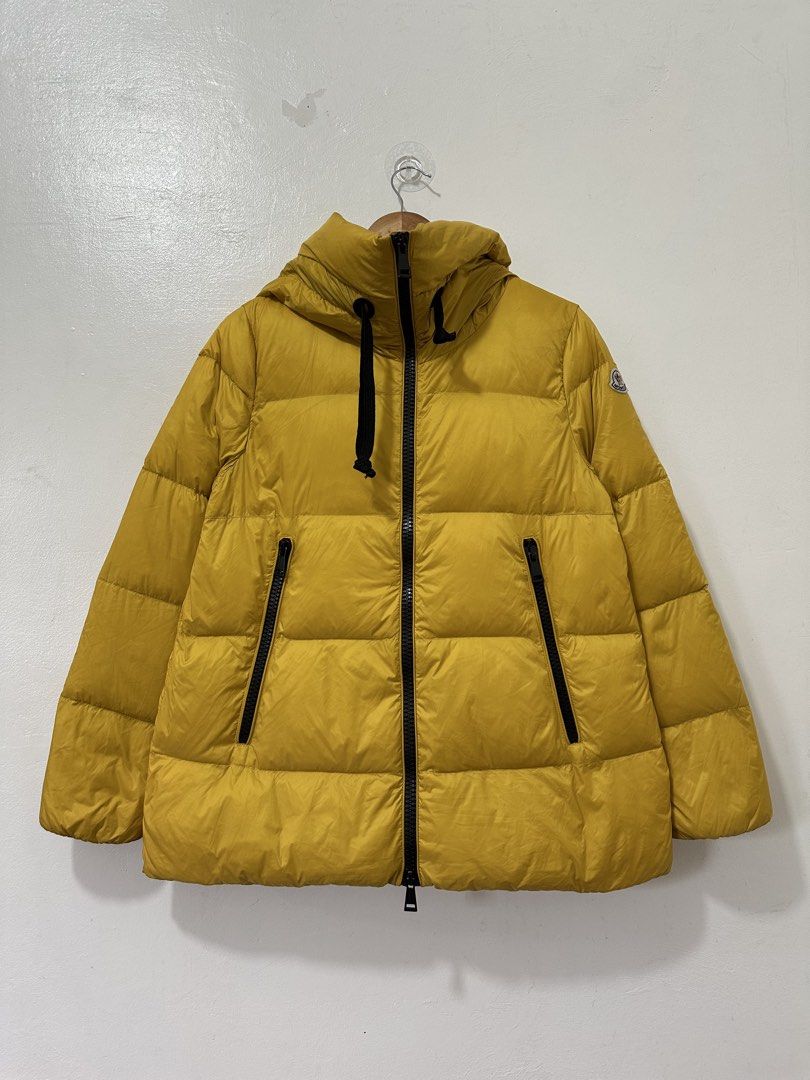 Moncler Yellow Down Puffer Jacket Women Small to Medium (Category: Coats, Jackets and Outerwear) located in Balanga. Submitted by winterlab_ph (Listing ID 1469659071, Image 1). Description: .
