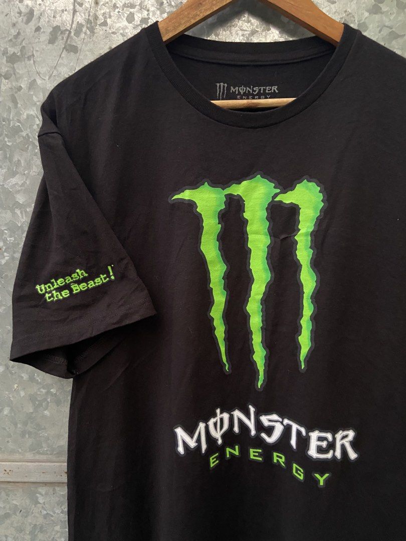 Monster energy (Category: Tshirts & Polo Shirts ) located in Manila. Submitted by da_plugv2 (Listing ID 1469660831, Image 3). Description: Monster energy tee Large on tag 22*30 dimes ( large fittings) Asnew condition .