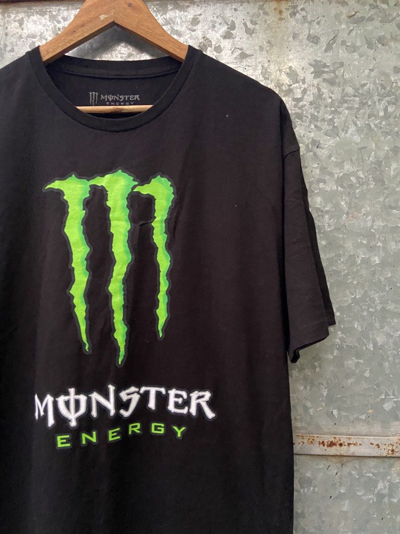 Monster energy (Category: Tshirts & Polo Shirts ) located in Manila. Submitted by da_plugv2 (Listing ID 1469660831, Image 2). Description: Monster energy tee Large on tag 22*30 dimes ( large fittings) Asnew condition .