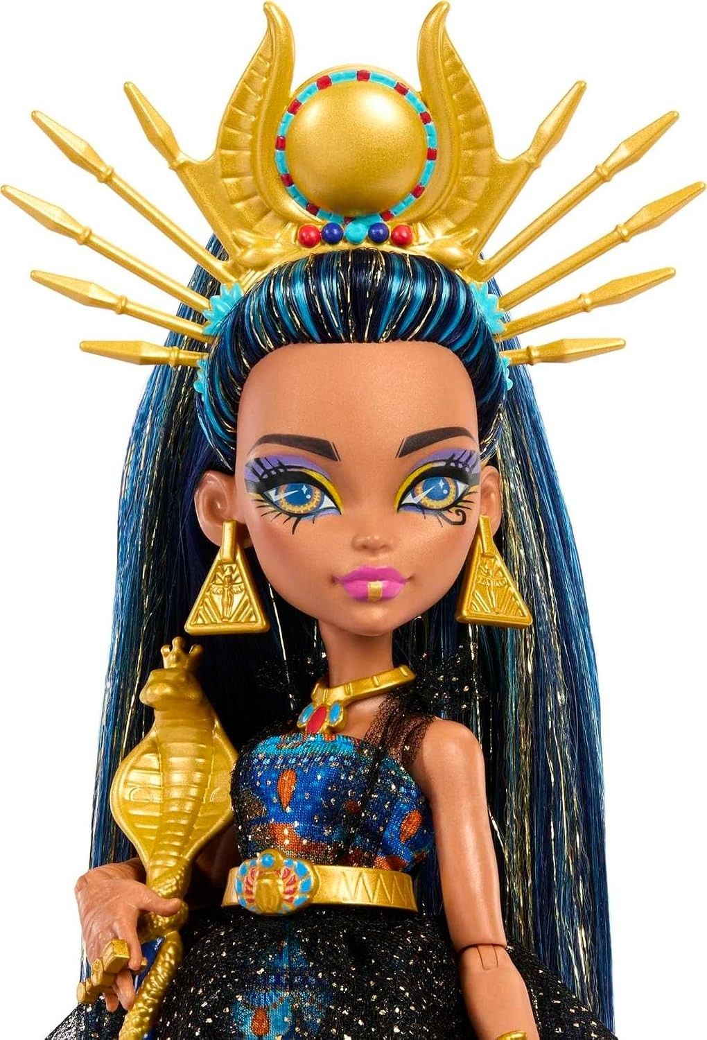 Monster High Cleo De Nile Doll in Monster Ball Party Dress with Themed ...