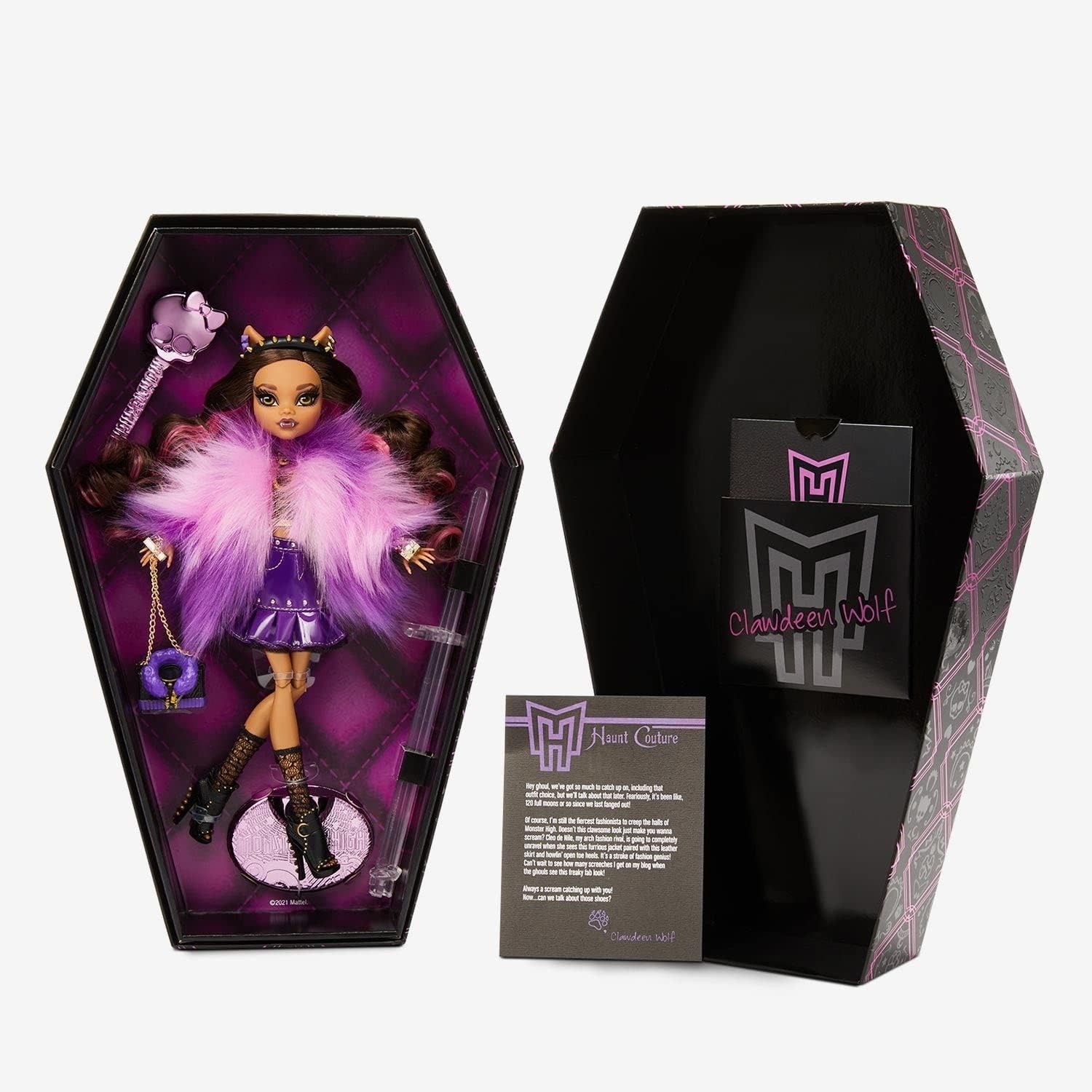 Monster High Haunt Couture Clawdeen Wolf Doll, Toys & Collectibles ...