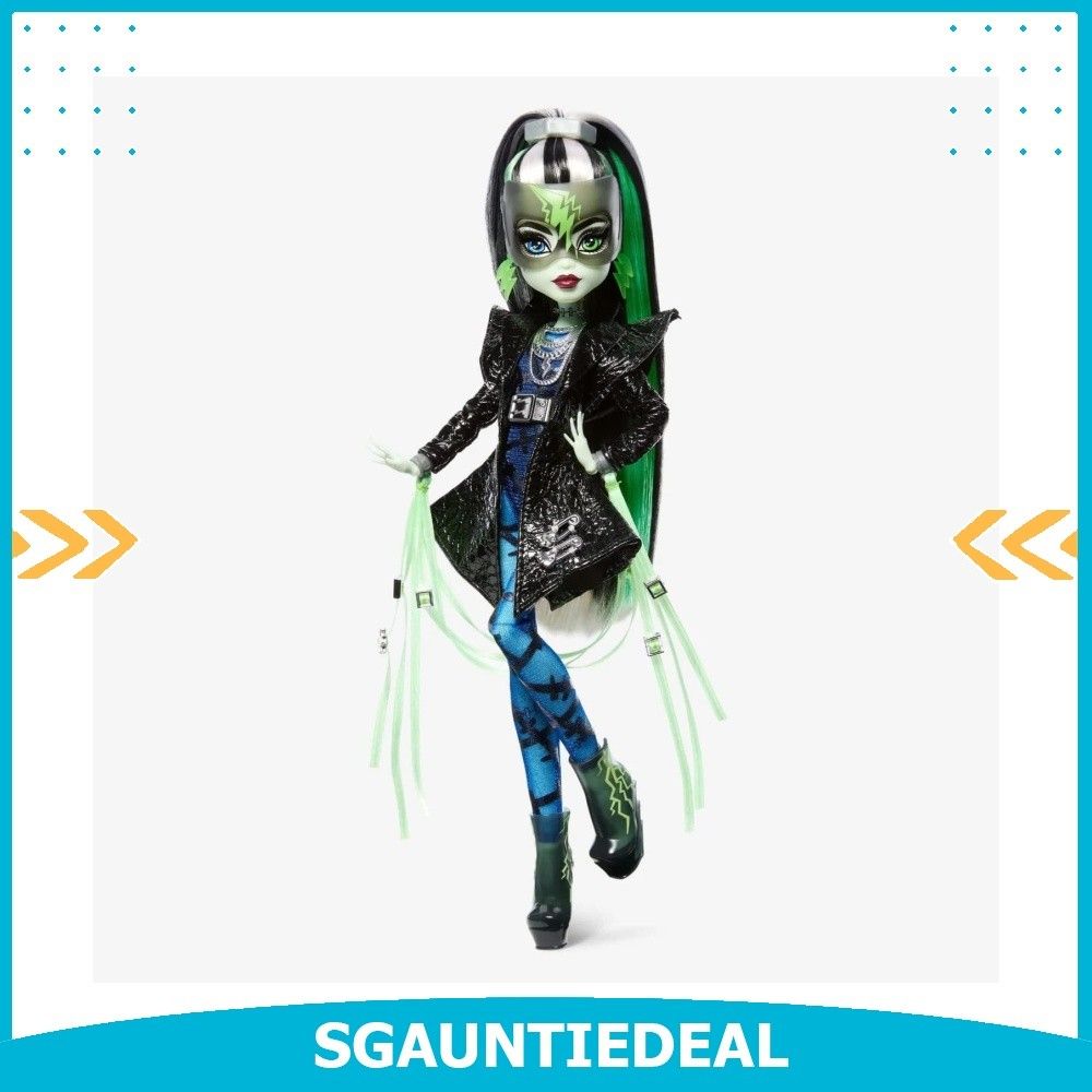 Monster High Haunt Couture Midnight Runway Frankie Stein Doll, Toys ...