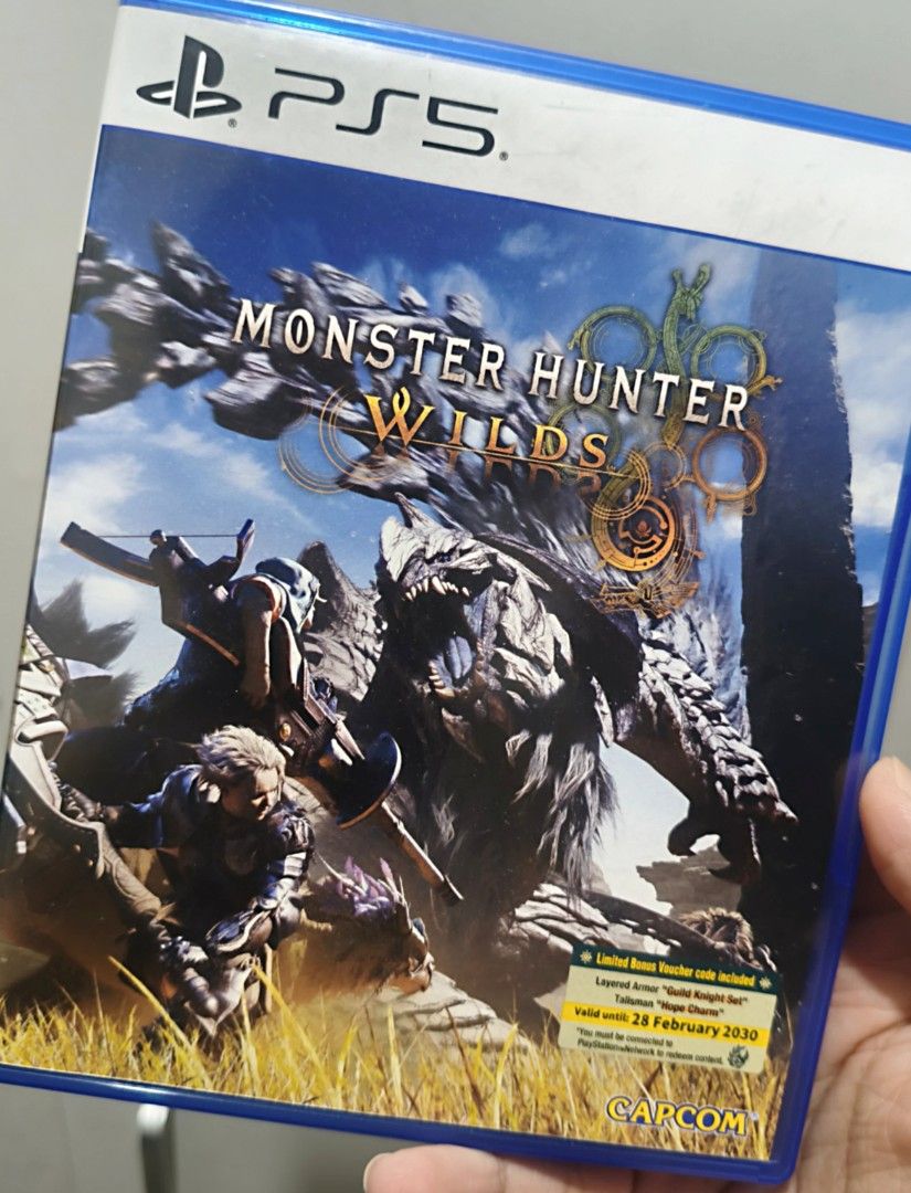 Monster Hunter Wilds PS5 (Category: PlayStation) located in Cainta. Submitted by yrel.opawg (Listing ID 1469658289, Image 1). Description: rfs: tapos na para ka lang din bumili ng bnew boss USED CODE 1000 pesos SWAP / TRADE: pref Red Dead Redemption 2 with Map Offer ka CAINTA PASIG TAYTAY PM PM.