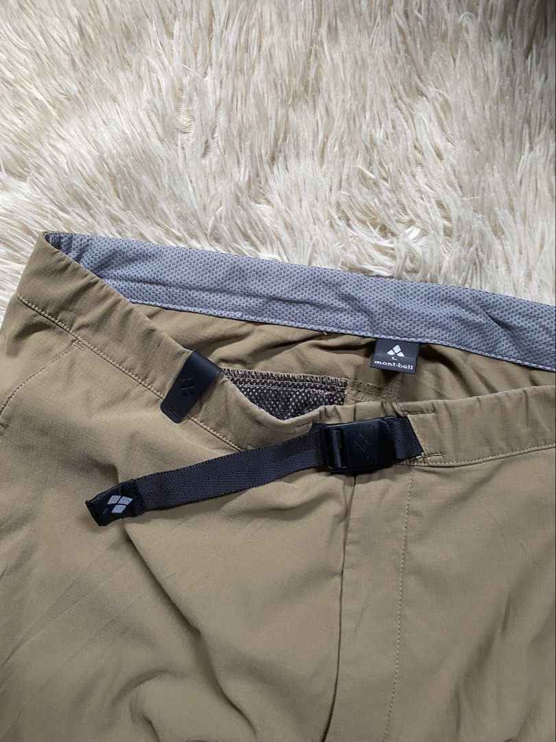 Mont-bell Hiking Pants Brown Size L (Category: Trousers) located in Antipolo. Submitted by switchneighborhood (Listing ID 1469652529, Image 2). Description: - Brand/Model: Mont-bell Outdoor Pants - Color: Brown - Fit & Comfort: Built-in adjustable belt closure and breathable mesh lining in the waistband and pockets - Storage: Convenient zippered security pockets on the right front thigh and back right - Material: Lightweight, stretchable fabric i