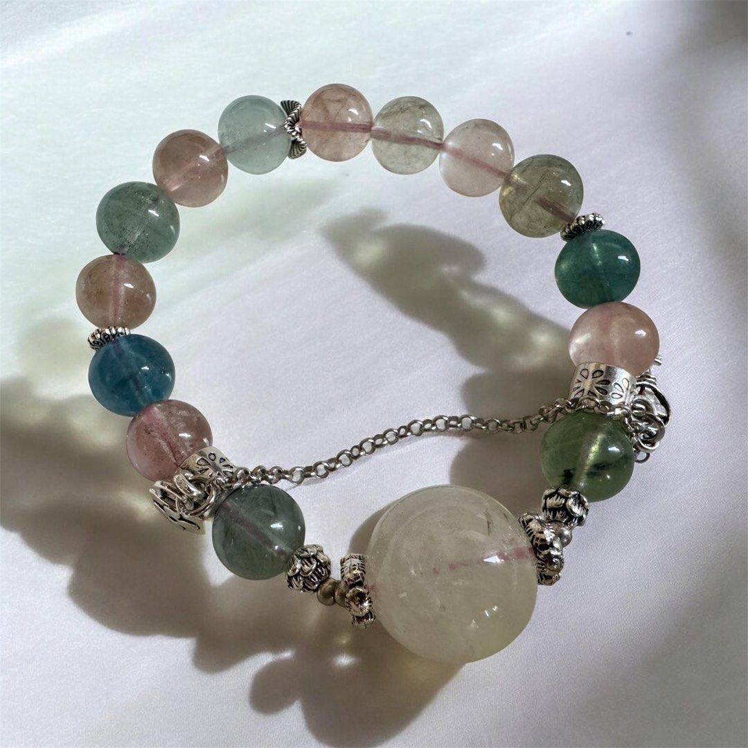 Morganite bracelet natural stones (Category: Bracelets) located in Quezon City. Submitted by nics006 (Listing ID 1469573912, Image 2). Description: ✨💖 MORGANITE × LEMON CITRINE BRACELET 💛✨ A beautiful blend of Love, Luck & Abundance! 🌸🍀 Attract positive energy, welcome new opportunities, and embrace self-love with this elegant combination of soft pink Morganite and radiant Lemon Citrine. A perfect everyday charm for beauty, confidence, and pr