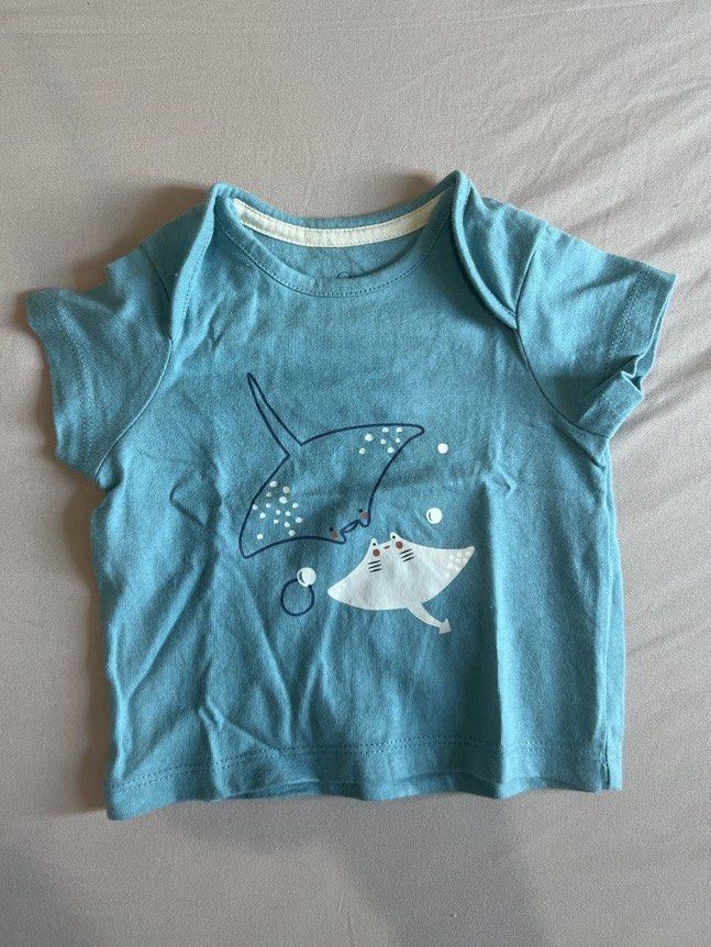 Mothercare blue shirt (Category: Babies & Kids Fashion) located in Quezon City. Submitted by declutter.qc (Listing ID 1469580390, Image 1). Description: Used once only.