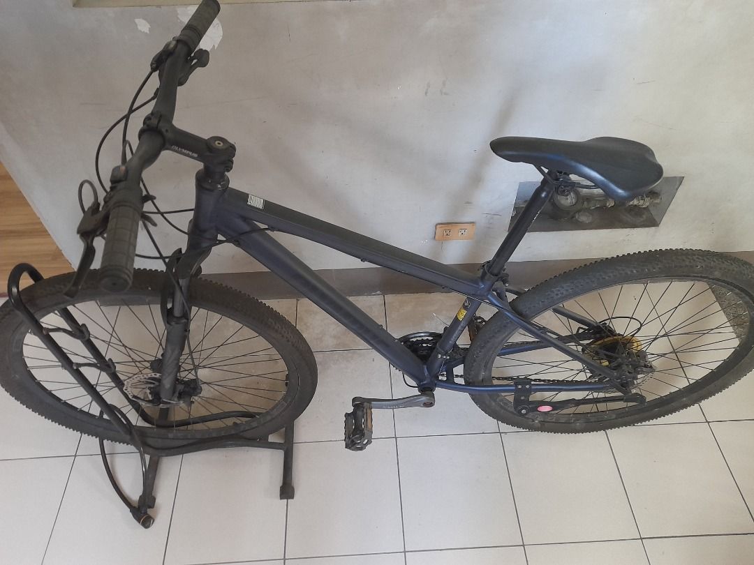Mountain Bike (Category: Bicycles) located in San Juan City. Submitted by rarephoenix_a150f0 (Listing ID 1469695827, Image 1). Description: Mountain Bike - Olympus In good condition (just needs cleaning) — functional and comes with bike cover, stand, basic bike tools, and cleaning supplies. RFS: Change of hobbies.